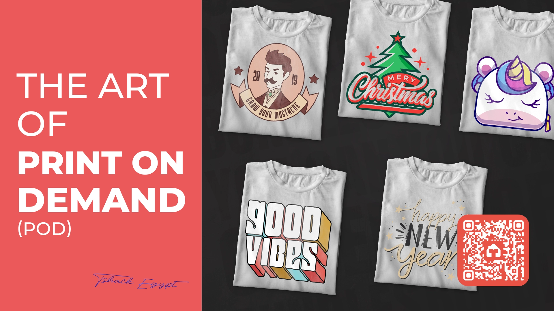 Print-on-Demand Egypt – Tshack team printing custom T-shirts using advanced machines ensuring vibrant colors and fast delivery.