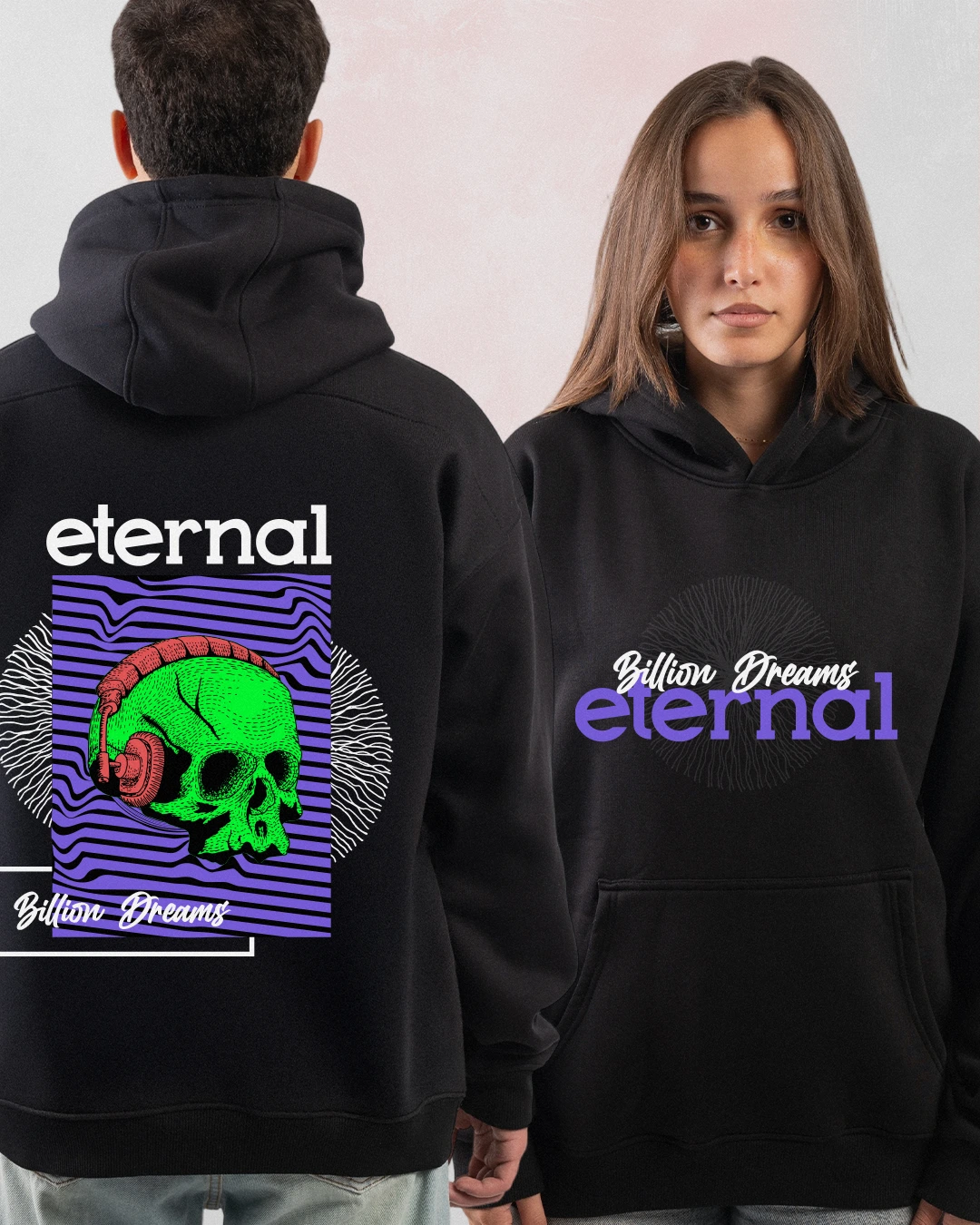 Eternal Billion Dreams Hoodie | Premium Graphic Skull Hoodie