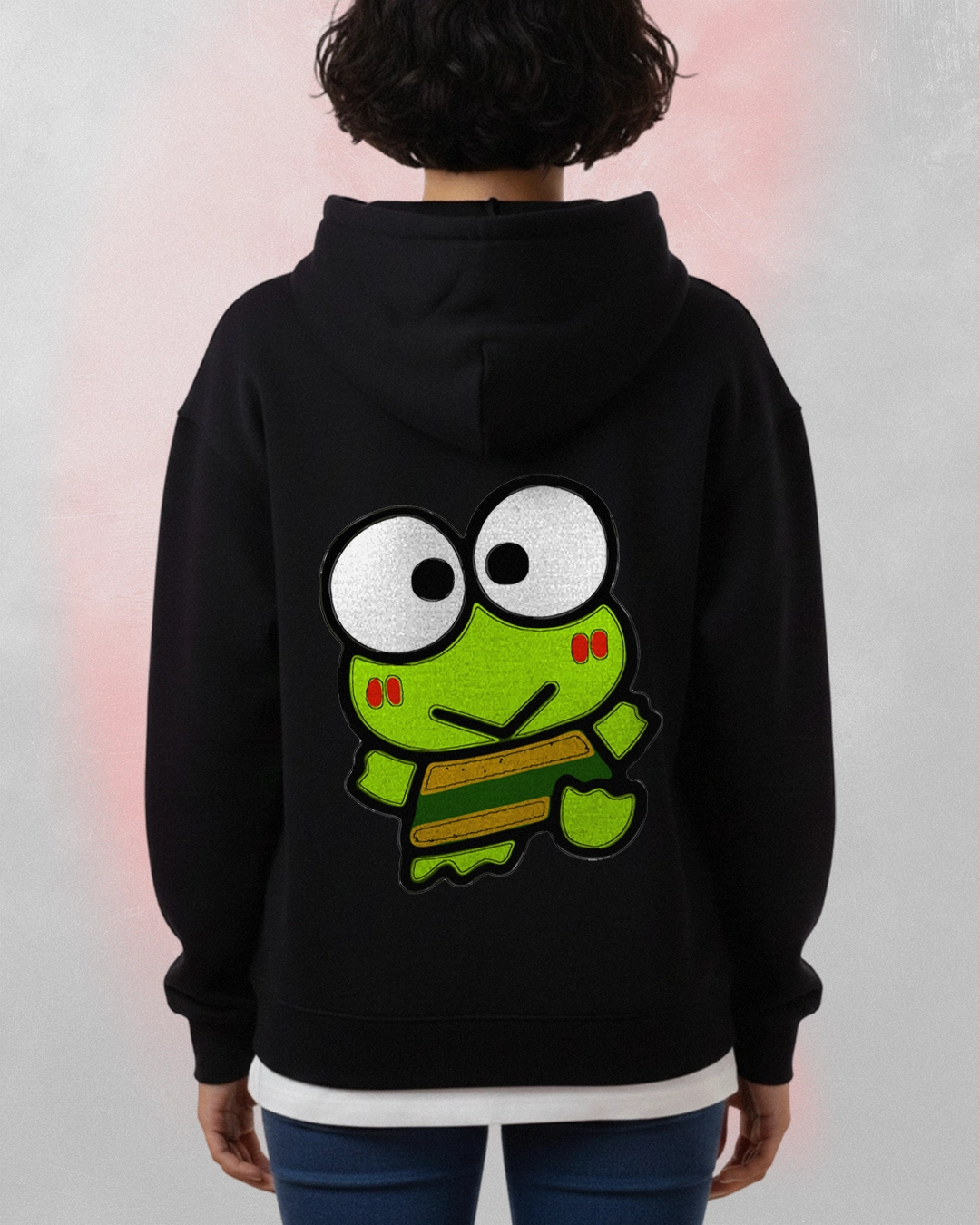 Frog Printed Hoodie
