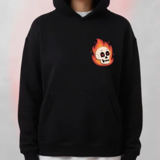 The Skull Emoji Black Hoodie